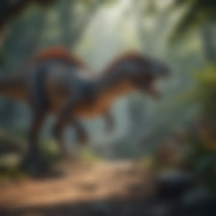 Adventure Quest in Dinosaur RPG Game