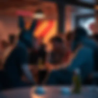 A community gathering of Among Us fans discussing gameplay strategies.