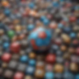 A colorful collage of mobile game icons