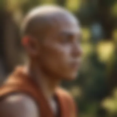 Aang in a moment of deep contemplation