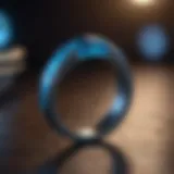 Mystical Blue Glow Ring