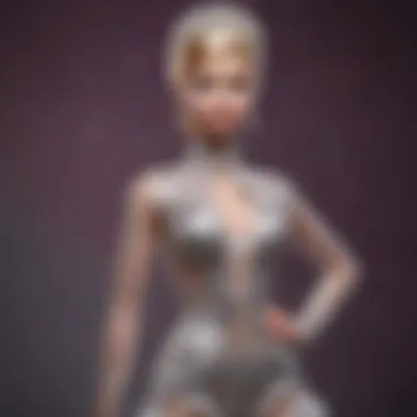 Sequined Sensation Doll Bob Mackie Barbie Collection doll in a sparkling sequined ensemble