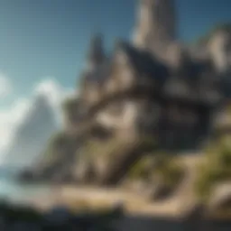 Scenic landscape from Bravely Default showcasing its art style
