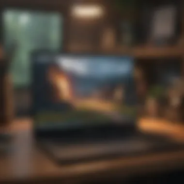 Selecting a Laptop for Optimal Roblox Experience Laptop with Roblox game on screen