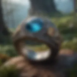 The mystical Ring of the Wild Hunt glowing with nature's essence