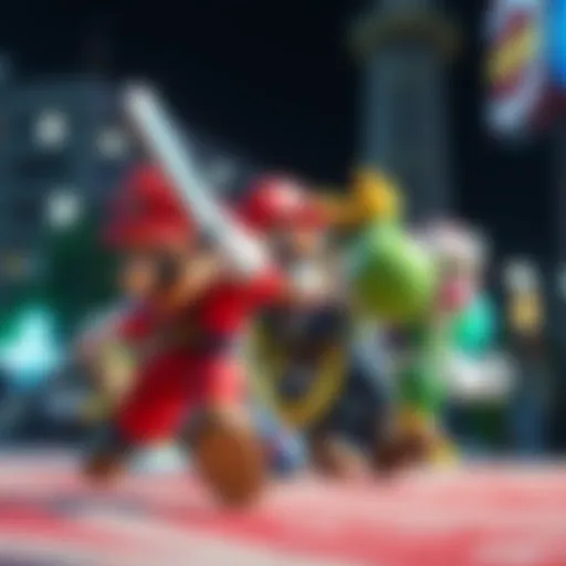 Showcasing the diversity of Smash Bros character moves