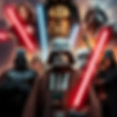 Additional Star Wars Media A collage of various Star Wars media including animated series and novels