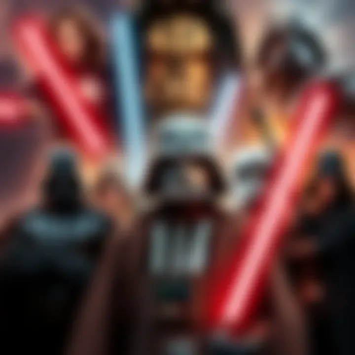 Additional Star Wars Media A collage of various Star Wars media including animated series and novels