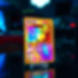 Rare holographic Pokémon card displaying vibrant artwork