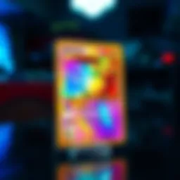 Rare holographic Pokémon card displaying vibrant artwork