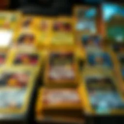 An array of counterfeit Pokémon cards displayed for comparison.