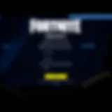 Fortnite Account Registration Fortnite account registration interface
