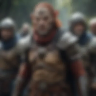 Exploring Races in D&D An illustration of various D&D races with their unique attributes and advantages
