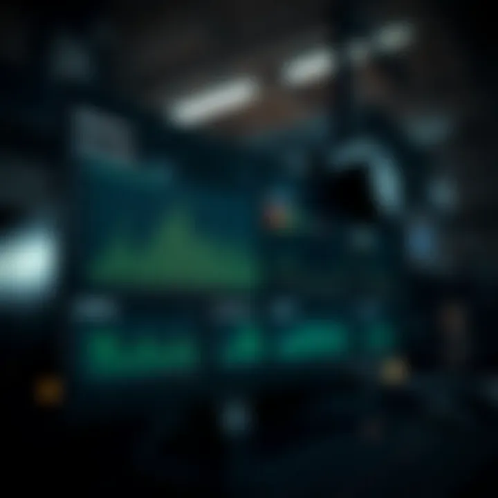 Visual representation of server performance metrics