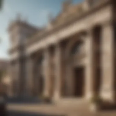 Detailed Roman architecture in a game setting