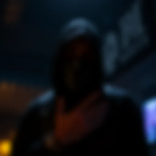 The Essence of Character Choice A shadowy figure representing the essence of character choice in gaming