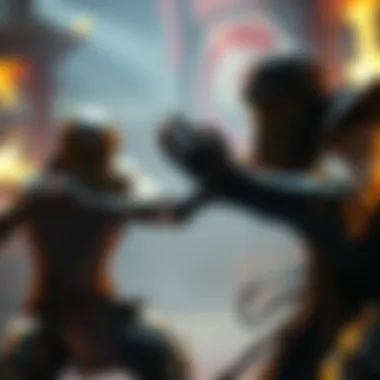 Gameplay Strategies in Mortal Kombat A dynamic scene showcasing gameplay strategies within Mortal Kombat