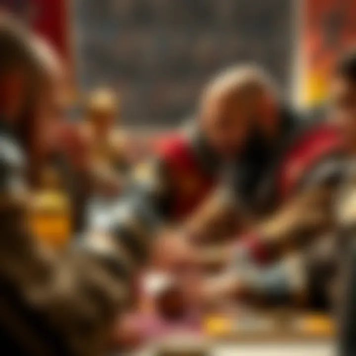 An illustration of players engaged in a conquest game