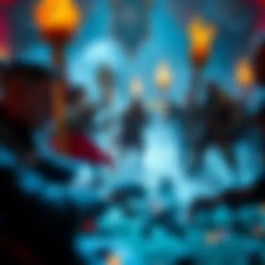 Artwork depicting the themes of power and strategy