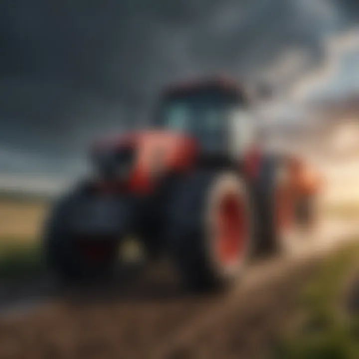 Dynamic Weather Conditions in Tractor Simulator