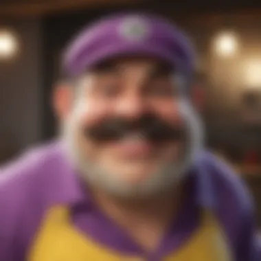 Eccentric Wario character