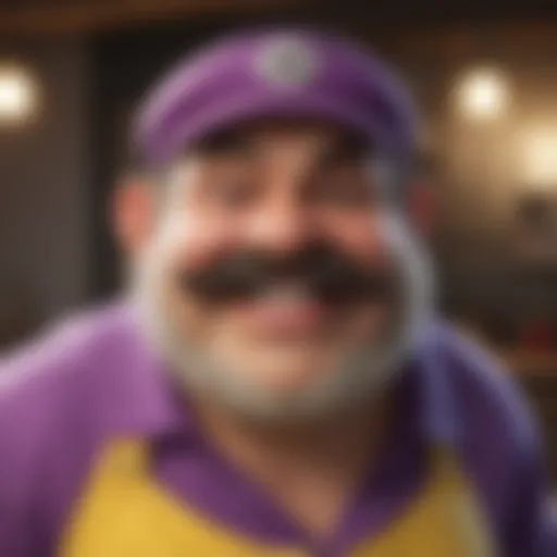 Eccentric Wario character