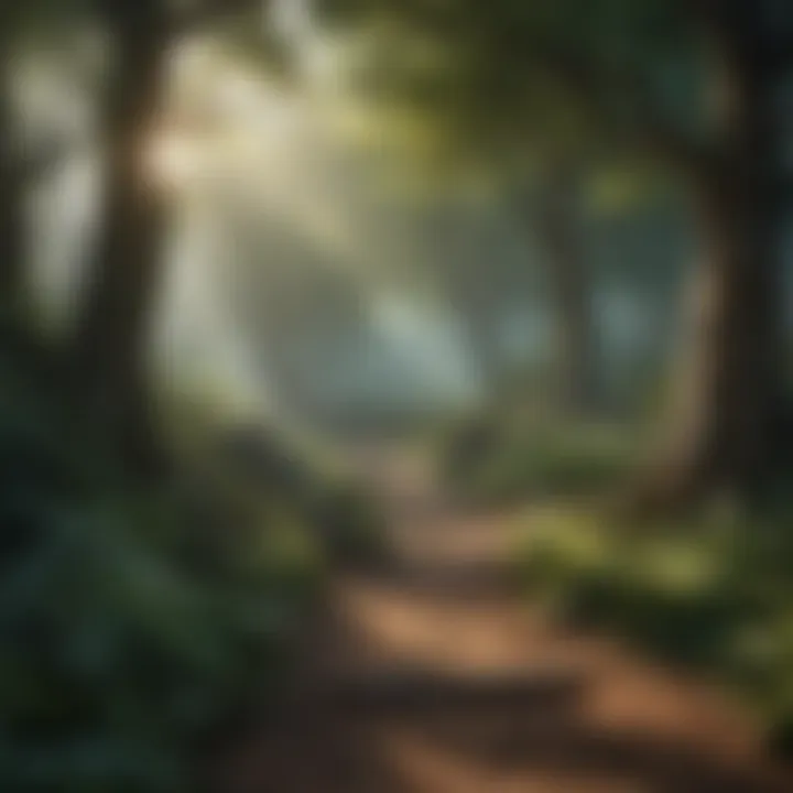 Enchanted Forest Setting in iPad RPG Game