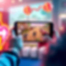 Vibrant gameplay showcasing a popular Samsung game