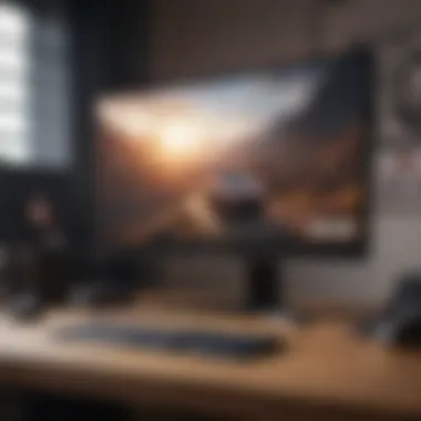 Gaming Monitor with Ultra-Wide Screen