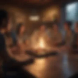 A vibrant virtual game night scene during a video call.