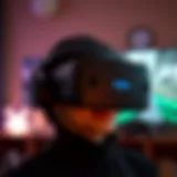 A sleek entry-level VR headset showcasing its design