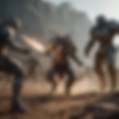 Engage in Epic Battles on Your Smartphone Epic Battle Scene in Android Game