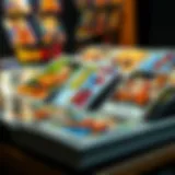 A Vibrant Collection of Dragon Ball Z Trading Cards A vibrant collection of Dragon Ball Z trading cards displayed in an album