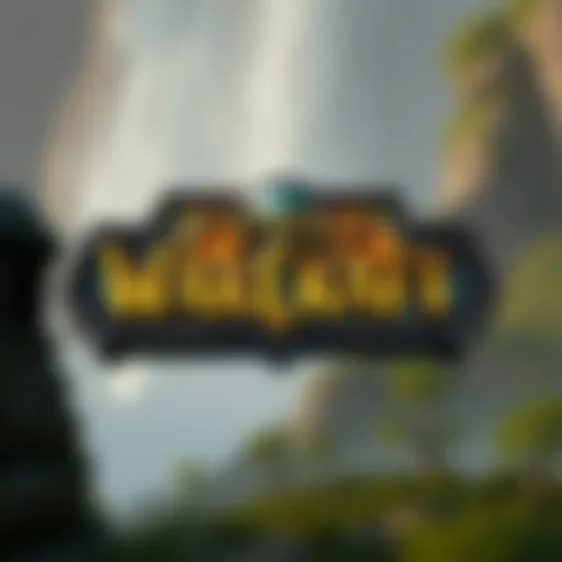 Iconic logo of the World of Warcraft franchise