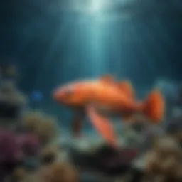 A mesmerizing underwater scene showcasing vibrant marine life.
