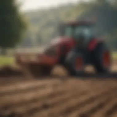 Efficient Farm Tractor Harvesting