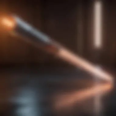 Glowing Lightsaber Blade in Action