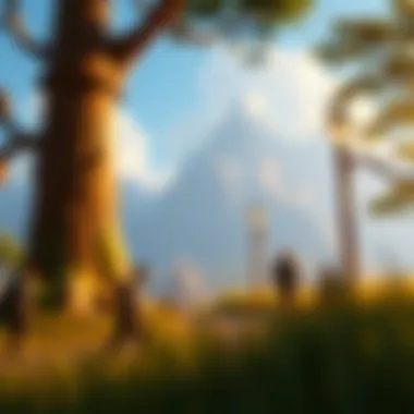 Indie Game Art Style A captivating screenshot of an indie game showcasing its unique art style