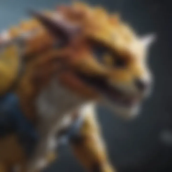 A montage of various Digimon characters emphasizing their unique designs