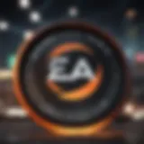 Illustration depicting EA Games logo on Game Pass background