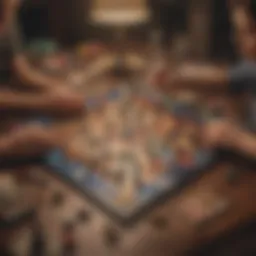 A lively gathering of friends enjoying a classic board game night
