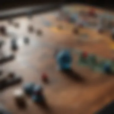 Inviting Board Game Setup An inviting setup of various board games ready for play.