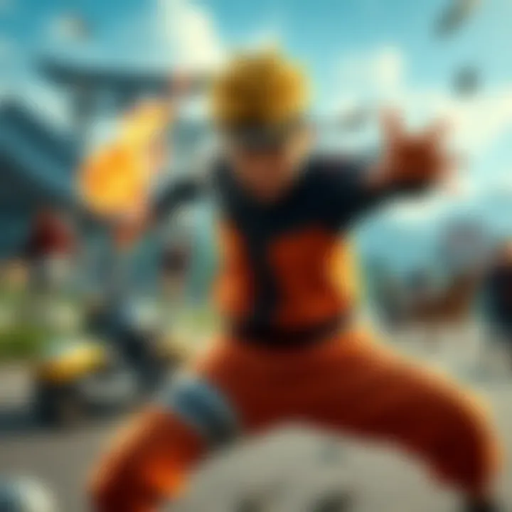Exciting Gameplay Mechanics Screenshot of Naruto gameplay showcasing action sequences