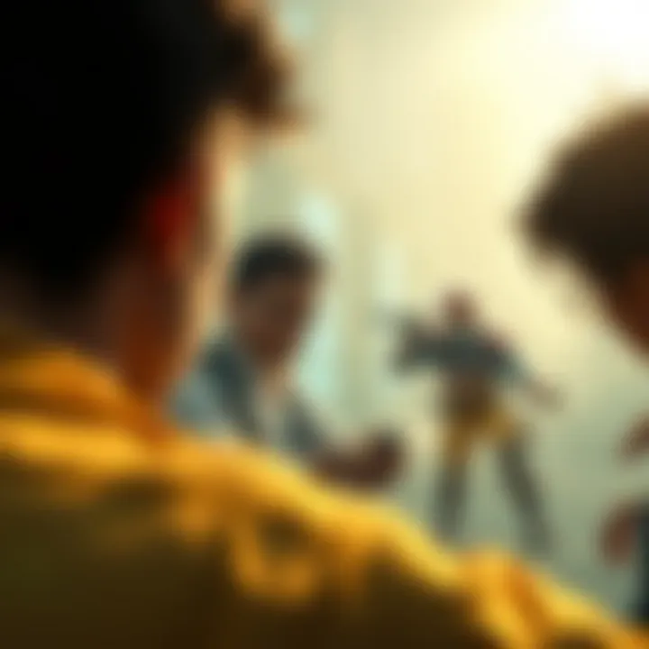 An engaging narrative scene from an indie superpower game