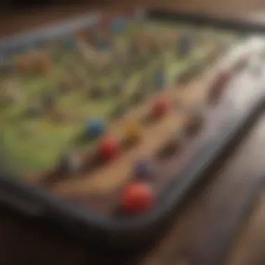 Strategy game on iPhone screen