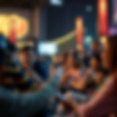 Community Engagement in Multiplayer Games A vibrant community engaging in a multiplayer gaming environment