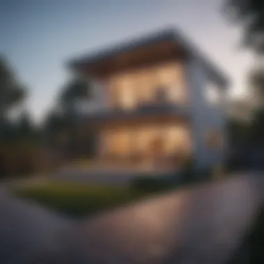 A creative layout of a virtual home in a design game