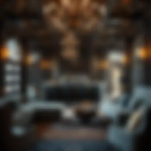 Luxurious House Interior in Elder Scrolls Online A detailed view of a luxurious house interior in Elder Scrolls Online, showcasing intricate designs and furniture.