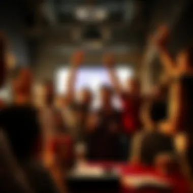 A group celebrating a fun victory after a Jackbox game