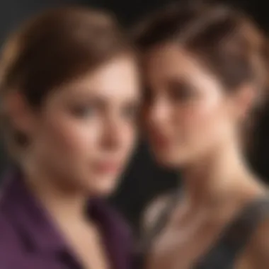 Innovative Game Mechanics in Lesbian Romance Titles An artistic representation of various game mechanics used in lesbian romance games